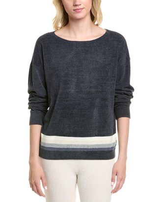 Barefoot Dreams Cozychic Ultra Lite Multi Stripe Pullover