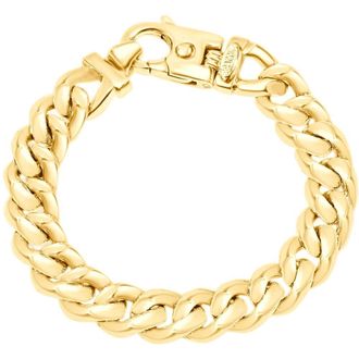 Pompeii3 Mens Cuban 14k Gold (119gram) or Platinum (191gram) 12mm Link Bracelet 9
