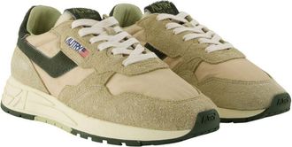 Autry Mens Reelwind Low Sneaker Green Calfskin