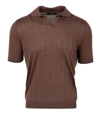 Gran Sasso T Shirts And Polos Brown+Blue