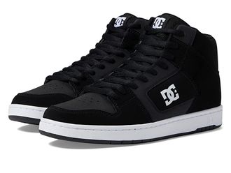 DC Manteca 4 Hi Mens Shoes Black/White : 10.5 D - Medium, Leather