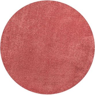 Jonathan Y Designs Jonathan Y Haze Solid Low-Pile Red 4 Polypropylene Rug
