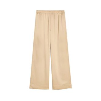 By Malene Birger Dames, Broeken, Beige, Maat: S Linnen