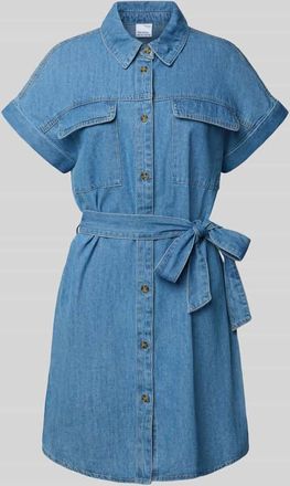 Vero Moda Tailliertes Jeanskleid aus reiner Baumwolle Modell NOTUS in Jeansblau, Gr&ouml;&szlig;e XS