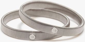 Victoria Beckham Sleeve Cuffs In Silver