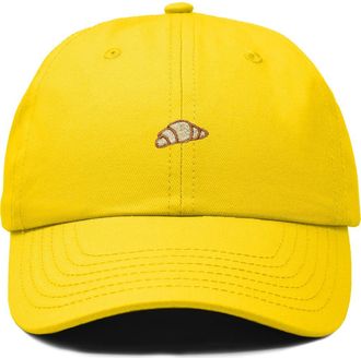 Dalix Croissant Dad Cap in Gold at Nordstrom