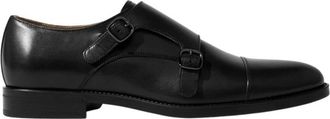 Scarosso Francesco Nero Monkschoenen - Heren - Nette schoenen - Zwart - 47 EU - Leer - Schoenen