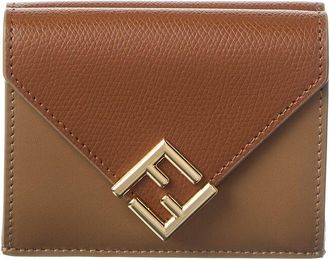 Fendi Fendi Ff Diamonds Leather Wallet