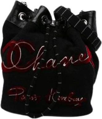 Chanel Pre-owned Bolso Cubo de Lana - Pre-owned - Mujer - Negro - ONE SIZE