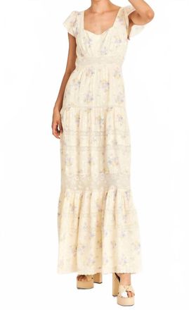 LoveShackFancy Womens Melinda Dress In Lavender Whispy