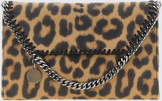 Stella McCartney Wallet on Chain Falabella in pelle sintetica animalier