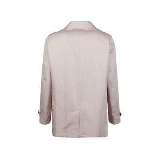 Herno Cotton-Linen Blend Coat - Beige