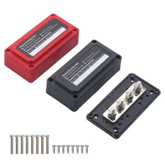 OEM 2 Unidades De Cable De Uni&oacute;n De Cobre De Alta Corriente De 300 A, 48 V, Tipo Usp, Color Negro M&aacute;s Rojo