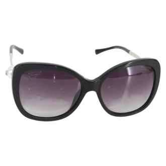 Chanel Occhiali da sole Pre-owned in metallo - - Pre-owned - Donna - Nero - ONE SIZE