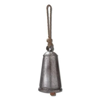 Tag Vintage Bell Jute Rope Hanger Decorative Antique Silver at Nordstrom