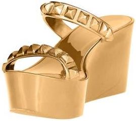 Carmen Sol Tonino Mid Pump in Gold at Nordstrom, Size 10
