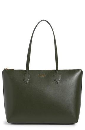 Kate Spade New York large bleecker leather tote in Bonsai Tree at Nordstrom Rack