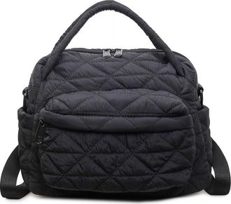 Generic Quilted Convertible Mini Backpack - 3-in-1 Handbag, Shoulder Bag & Daypack for Women, Lightweight Cloth Bag with Multi-Pocket