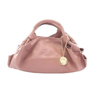 Loewe Pre-owned Handbags, female, Pink, Size: ONE SIZE Pre-owned Nappa Aire Leather Handbag