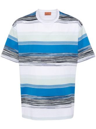 Missoni T-shirt con stampa - Blu