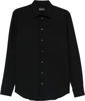 Emporio Armani Hombre, Camisas, Negro, Talla: XL