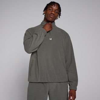 MyProtein Forro polar con cremallera de 1/4 para hombre de MP - Gris acerado - XS