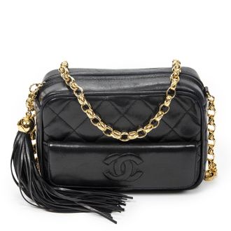 Chanel CC Tassel Camera Crossbody schoudertas