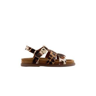 Maison Toufet Schoenen, Dames, Bruin, 38 EU, Leer, Naya Sandal