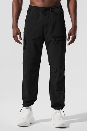Alo | Takeaway Track Pants in Black, Size: Medium