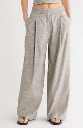 TWP Greenwich Avenue Wide Leg Pants in Light Heather Grey at Nordstrom Rack, Size 4