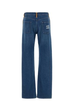 Miu Miu Womens Denim Jeans Azzurro