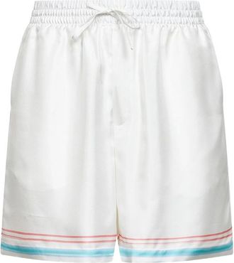 Casablanca Elasticated Striped Shorts