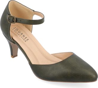 Journee Collection Women & apos;s Bettie Medium and Wide Width Pumps