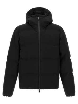 Herno Black Polyamide Full-Length Mens Jacket