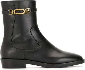 Bally Darcie Dema Leather Ankle Boots