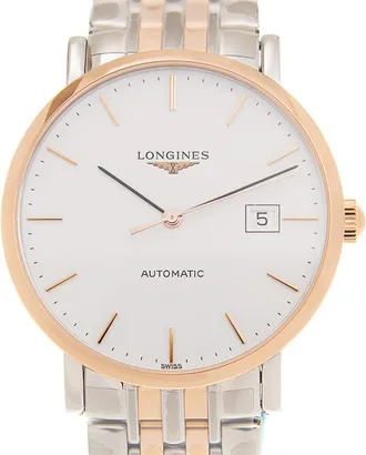 Longines Elegant Automatic White Dial Mens Watch L4.910.5.12.7