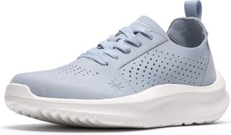 Clarks Womens Solevana Style CloudSteppers Sneakers, Light Blue Nubuck, 7.5