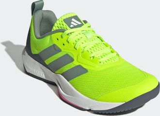 adidas Trainingsschuh ADIDAS PERFORMANCE RAPIDMOVE 2, Herren, Gr. 42, silber (lucid lemon, silber gr&uuml;n, lucid pink), Textil, Schuhe Trainingsschuh
