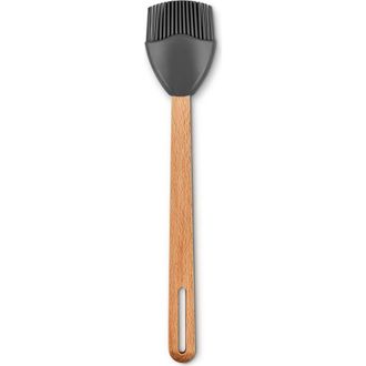 LE CREUSET Signature Silicone & Wood Basting Brush in Oyster at Nordstrom