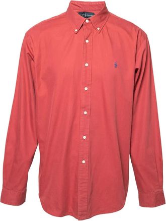 Ralph Lauren Camicia con ricamo logo Pre-owned - Rosso