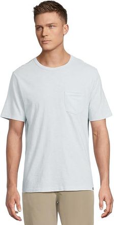 Faherty Sunwashed Pocket T-Shirts Mens Clothing Sky : 2XL, Cotton