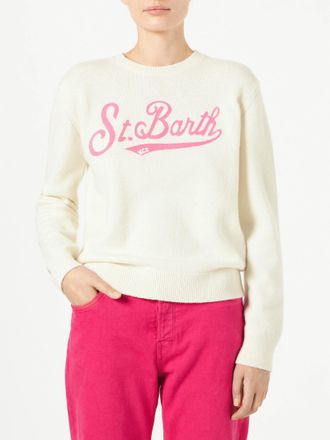 MC2 Saint Barth Woman Sweater With St. barth Terry Logo