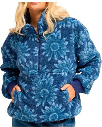 Billabong Time Off Fleecepullover f&uuml;r Damen | blau