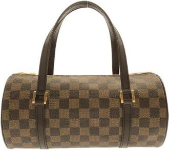 Louis Vuitton Pre-owned Damier Papillon Handtas - Dames - Vintage Handtas - Bruin - ONE Size - Vintage