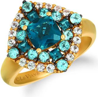Le Vian Ladies Vivids Rings set in 14K Honey Gold