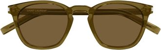 Saint Laurent Sunglasses Sl 28 052 Brown/Brown Unisex