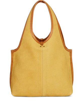 Jerome Dreyfuss Paco tote bag - women - Cotton/Calf Leather - OS - Yellow