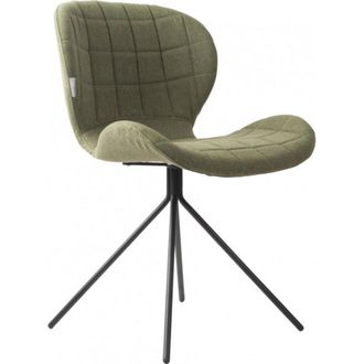 Zuiver Silla c&oacute;moda en tejido verde