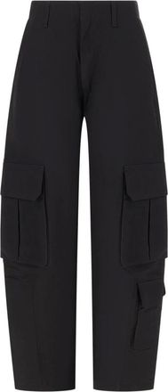 A Gold E Pantaloni Larghi - - Trousers - Donna - Nero - W27
