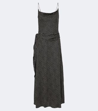 D&ocirc;en D&ocirc;en Silvanie silk-blend twill midi dress